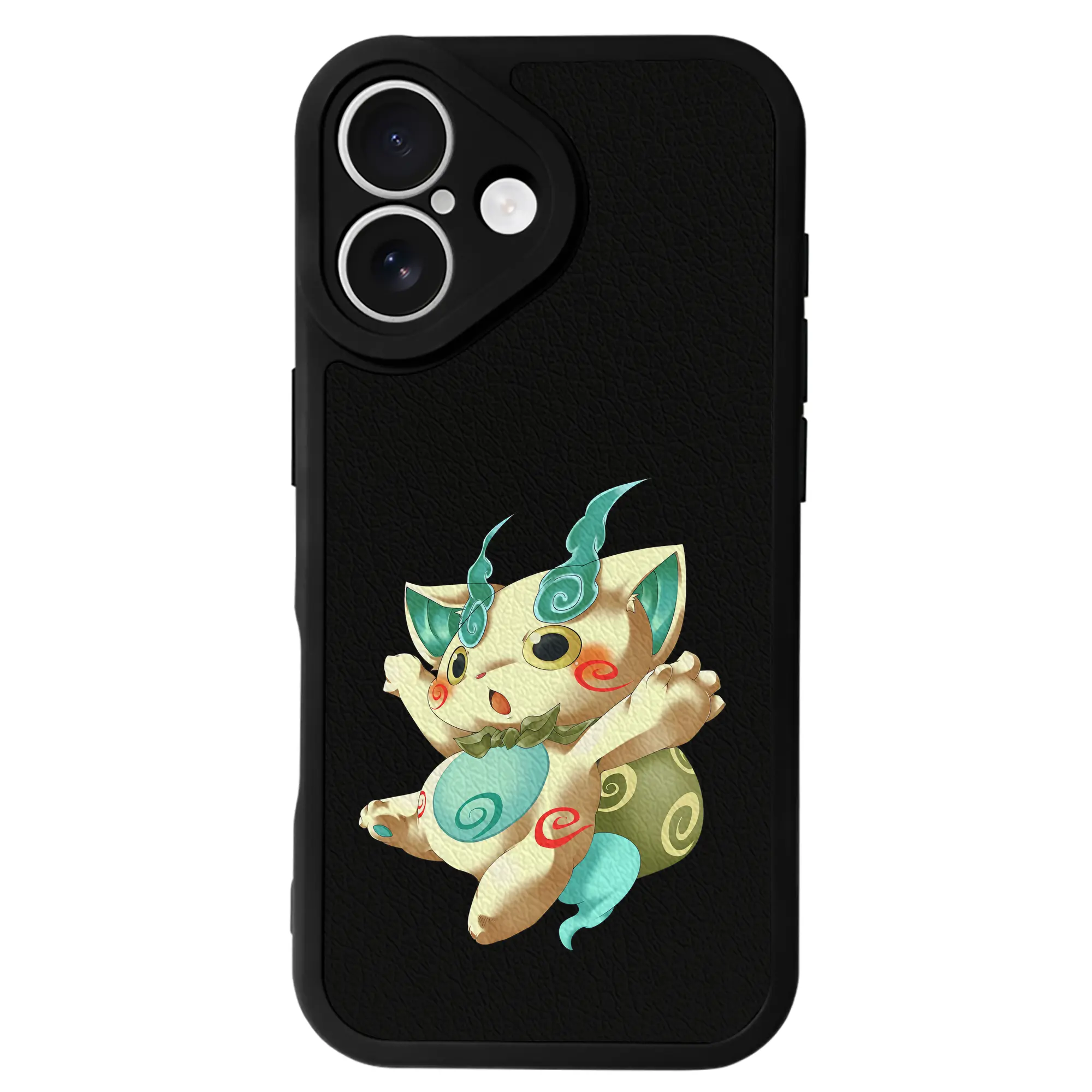 妖怪ウォッチ グッズ,コマさん - IPhone 16シリーズ対応 ・ シリコンスマホケース ・ レザー調 ・ 高精度フィット ・ 耐衝撃 ・ ワイヤレス充電対応 ・ 精密カット